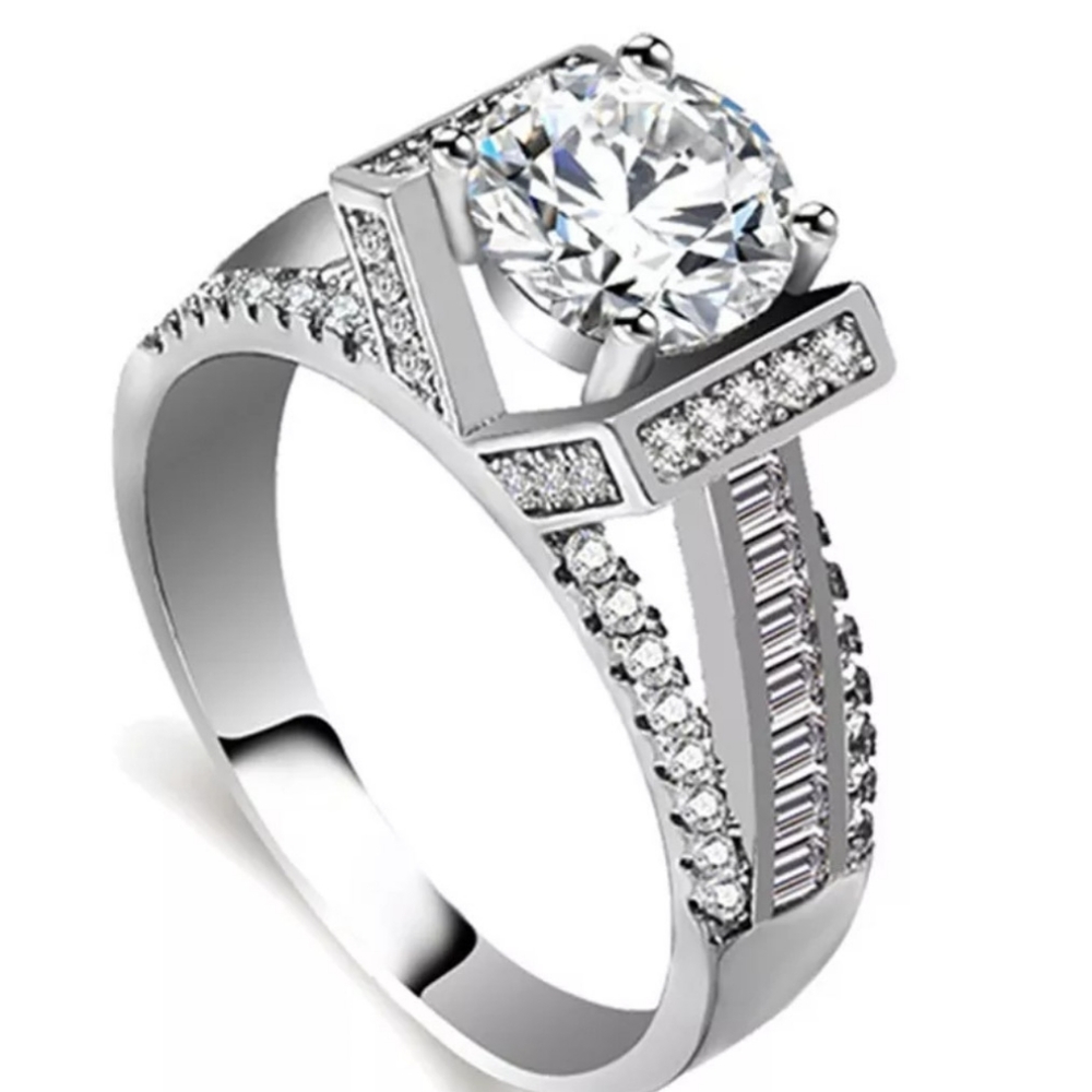 🎀925 Luxury Nobel Diamond Ring - Picture 1 of 6